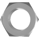 NUT, HEX, JAM, 3/4-10 BLACK