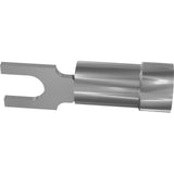 TERMINAL, FORK, #6, 22-18 AWG, TIN, 0.150 OD, PANDUIT, LOOSE
