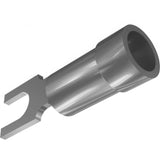 TERMINAL, FORK, #6, 22-18 AWG, TIN, 0.150 OD, PANDUIT, LOOSE