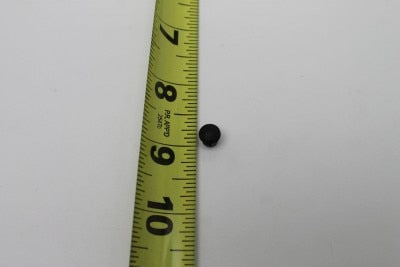 PLUG, NYLON .250 BLACK DOMED