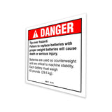 DECAL,DANGER,TIP-OVER,BATTERY