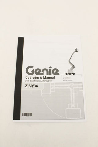 MANUAL, OPERATORS, Z60 3RD ED*