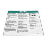 DECAL,NOTICE,OPER INST.IC***