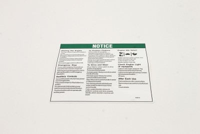 DECAL,NOTICE,OPER INST.IC***