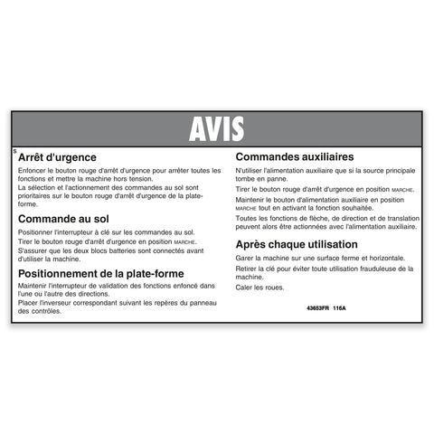 DECAL,NOTICE,GRD OPER INSTRUC