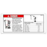 DECAL,DANGER,ELEC HAZARD, GS