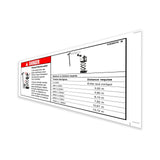 DECAL,DANGER,ELEC HAZARD, GS
