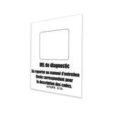 DECAL, LABEL, LED READOUT