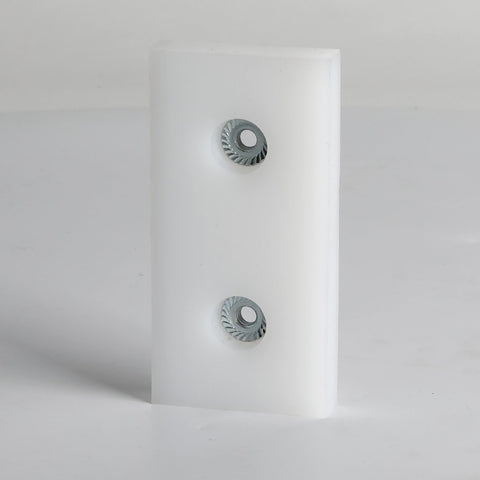 WEAR PAD,4X2X.5 W/INSERT***