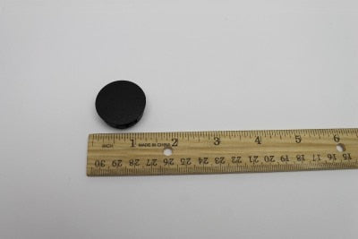 PLUG,NYLON 1.12 BLACK DOMED