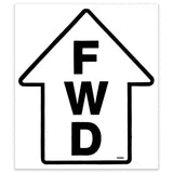 DECAL,FORWARD ARROW