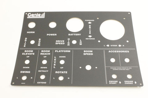 DECAL,PLAT,CONTROL BOX