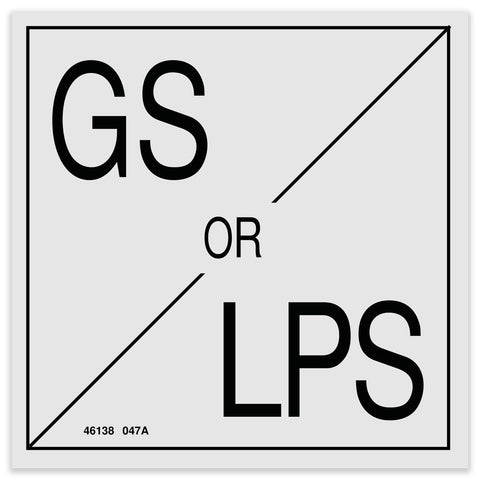 DECAL,GS/LPS (4X4)