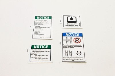 DECAL KIT,INSTRUCT,S60/65 DSL