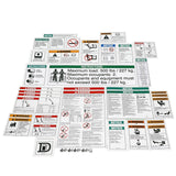 DECAL KIT,INSTRUCT,Z-60 DIESEL