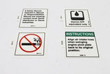 DECAL KIT,INSTRUCT,Z-60 DIESEL