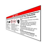 DECAL,DANGER,BATTERY SAFETY