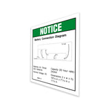 DECAL,NOTICE,BATTERY CONNECT