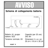 DECAL, NOTICE, BATTERY CONNECT