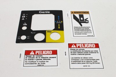 DECAL KIT-SFTY/INST,2032,2646*