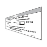 DECAL,NOTICE,MAX CAP 1000/250