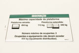 DECAL,NOTICE, MAX CAP 1000/250