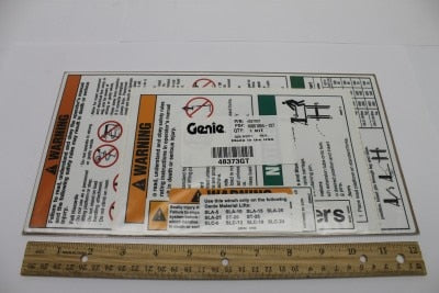 DECAL KIT, SAFETY/INST, SLC
