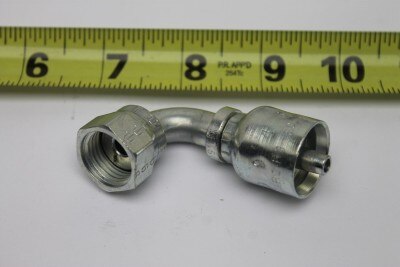 HOSE END,FEM SW,90D,ORFS,-6-4