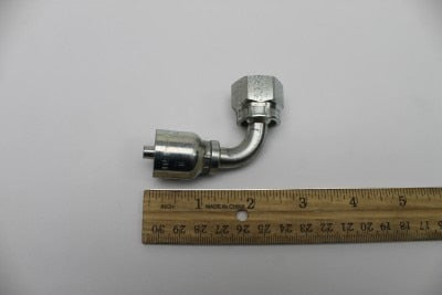 HOSE END,FEM SW,90D,ORFS,-8-4