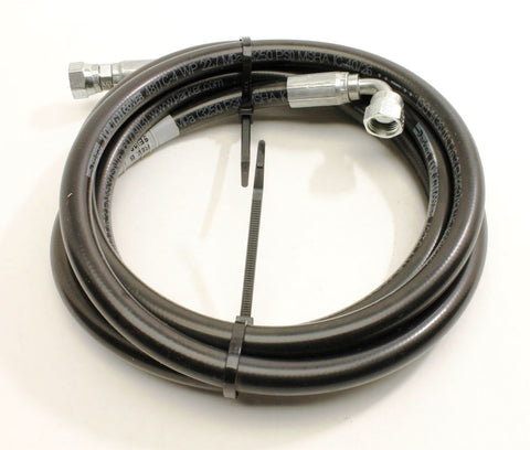 HOSE ASSY, 1/4, 90 FEM, STR FEM