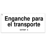 DECAL, LABEL, TRANSPORT TIEDOWN, S