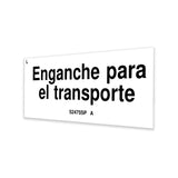 DECAL, LABEL, TRANSPORT TIEDOWN, S