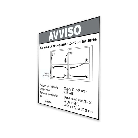 DECAL,NOTICE,BATTERY CONN DIAG