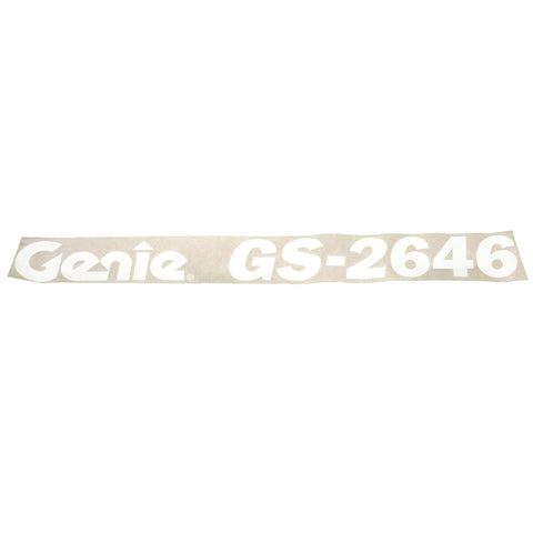 DECAL,COSMETIC,GENIE GS-2646