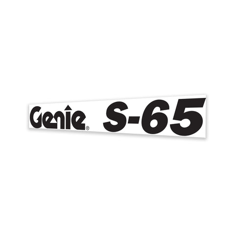 DECAL,COSMETIC,GENIE S65
