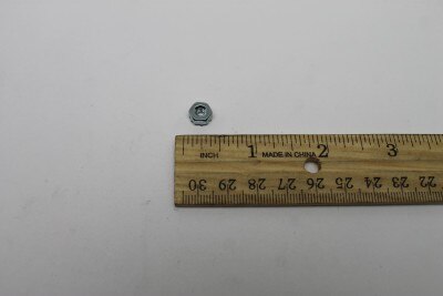 NUT,HEX,6/32 W/STAR WASHER