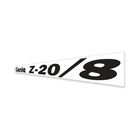 DECAL,COSMETIC,GENIE Z-20/8