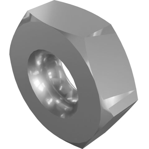 NUT, HEX JAM, 1/4-20