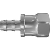 HOSE END,BARB,FEM.STR.8-6