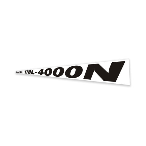 DECAL,COSMETIC,GENIE TML4000N