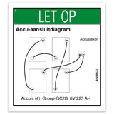 DECAL,BATTERY CONN DIAG,GR