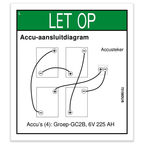 DECAL,BATTERY CONN DIAG,GR