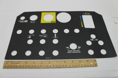 DECAL, PLATFORM CONTROL PANEL