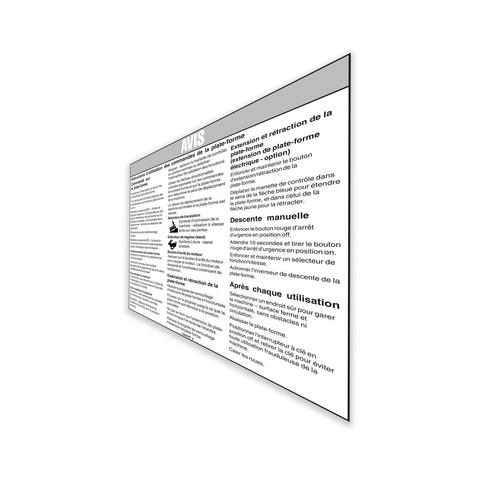DECAL,NOTICE OPERATE INST,PLAT