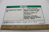 DECAL,NOTICE,SIDE FRC,2632CE