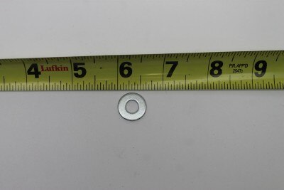 WASHER,FLAT,SAE 1/4,ZINC