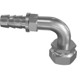 HOSE END,BARB,FEM 90,ORFS,-8-8