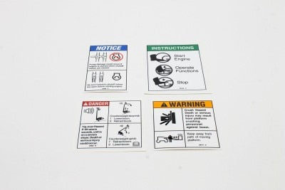 DECAL KIT,SFTY/INST.45IC,DSL**