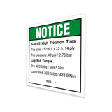 DECAL,NOTICE,HI-FLOAT TIRE 60*