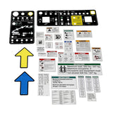 DECAL KIT,S85 COMP,WORD,ANSI